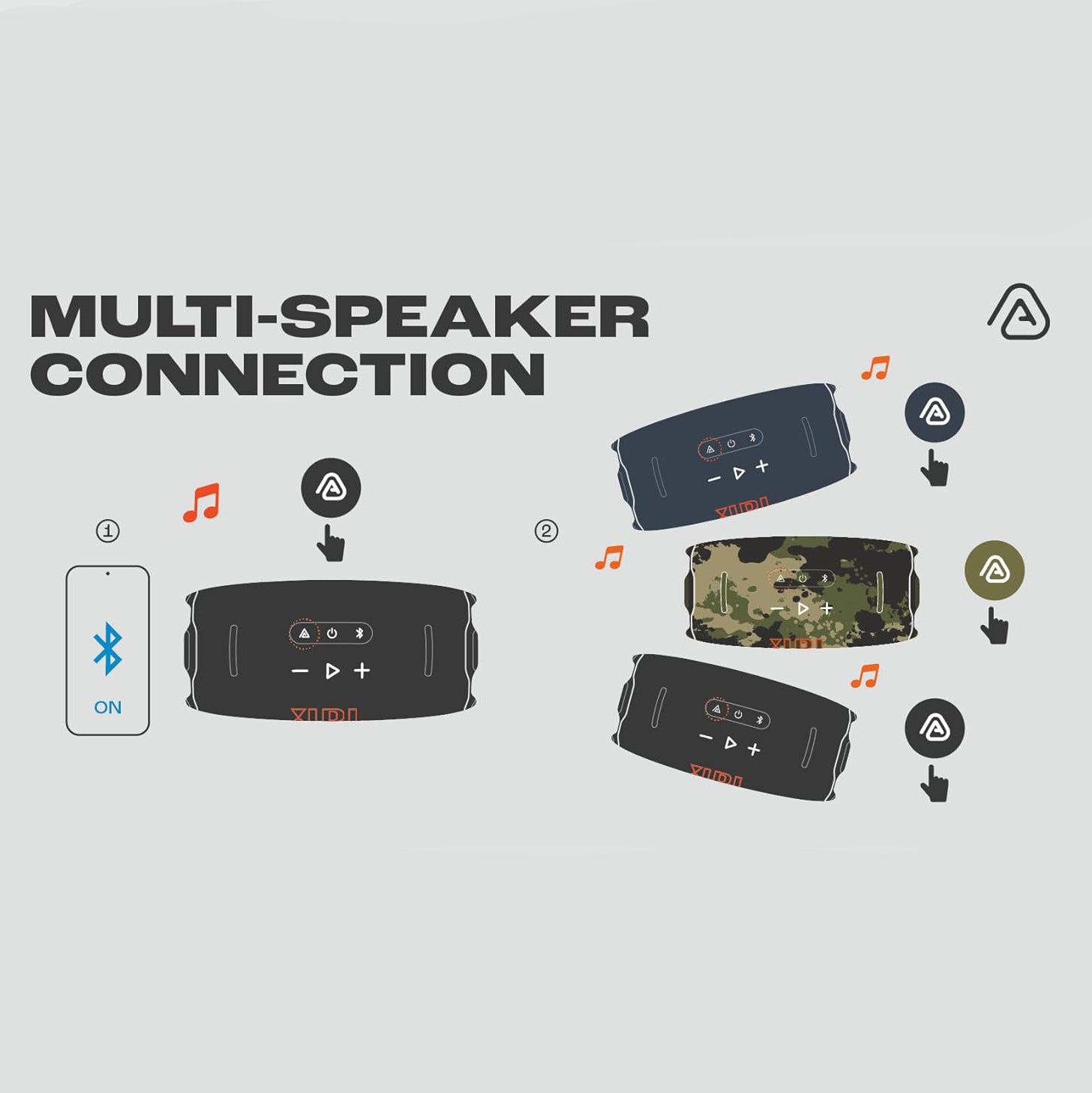 JBL Xtreme 4 Portable Bluetooth Speaker IP67 Waterproof – Black / Army