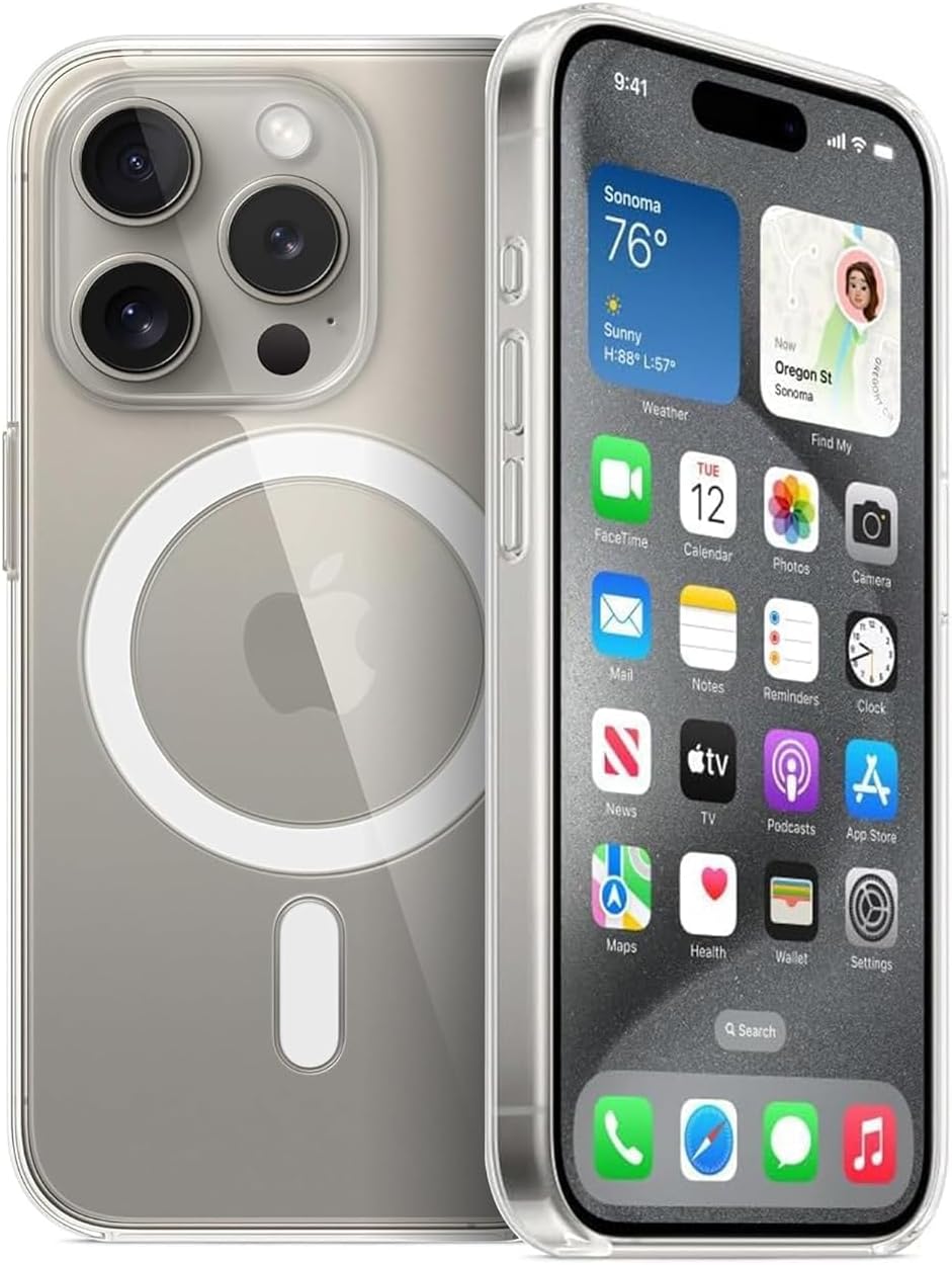 Anker 15 Pro MagGo Clear Case-A90A7H01
