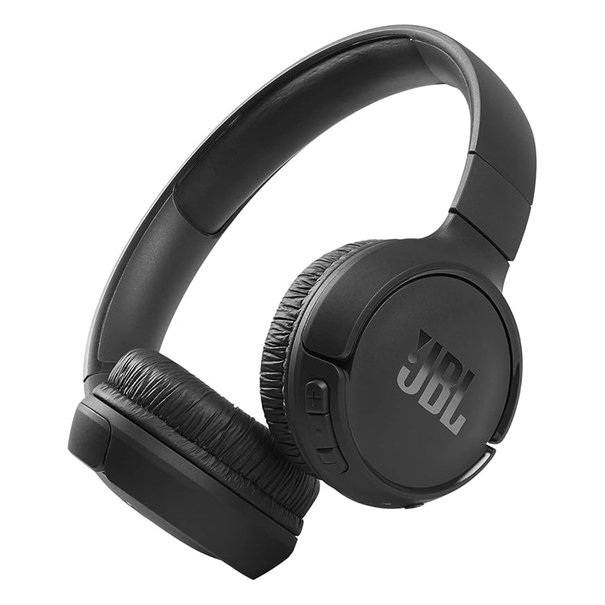 JBL Tune 510BT Wireless On-Ear Headphones with Pure Bass Sound – Black / Blue