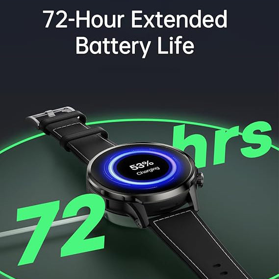 Black Shark Watch X 4G Android Smartwatch 1.9" Curved Display – Black