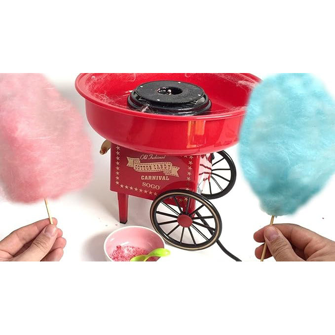Torima TCCM-01 Cotton Candy Machine 500W – Retro Carnival Design for Home Parties & Family Fun