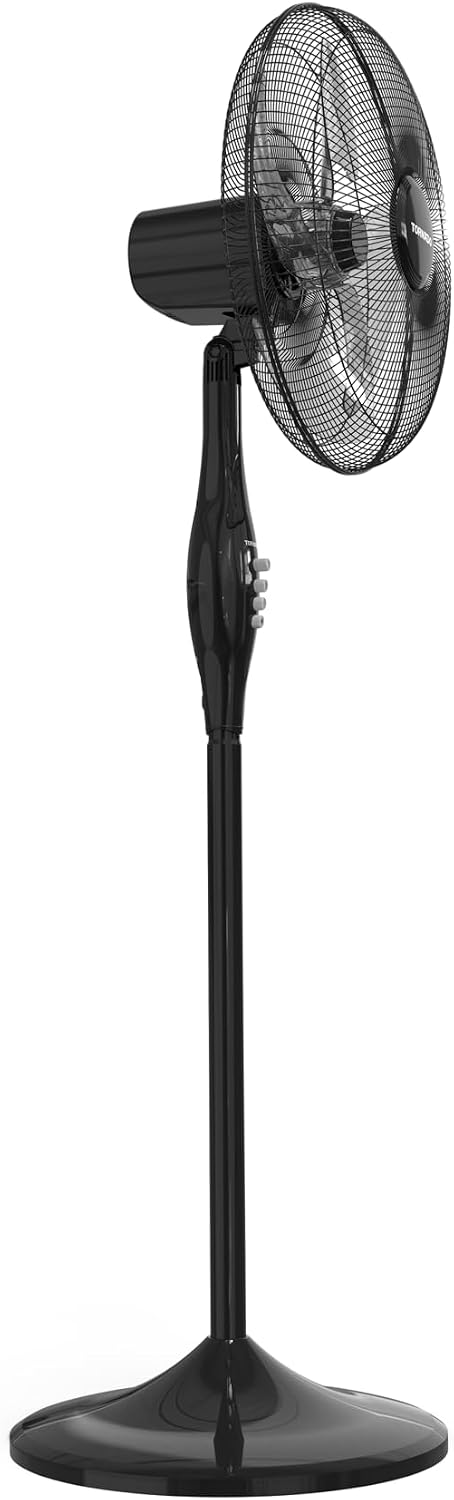 Tornado Stand Fan 16 Inch 4 Blades Black Tsf-16W
