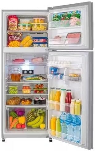 Tornado Refrigerator Inverter No Frost 396 Liter Silver Rf-480Tv-Sl