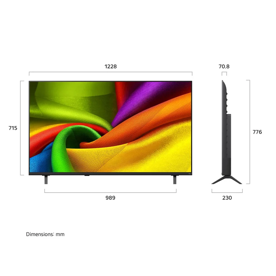 LG 55inch NU84 Nano 4k UHD AI Smart Television (2026 M0del) – 55NU840B6LA