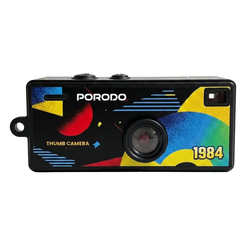 Porodo Lifestyle Memo Thumb-Sized Digital Camera with TF Card Support BLACK