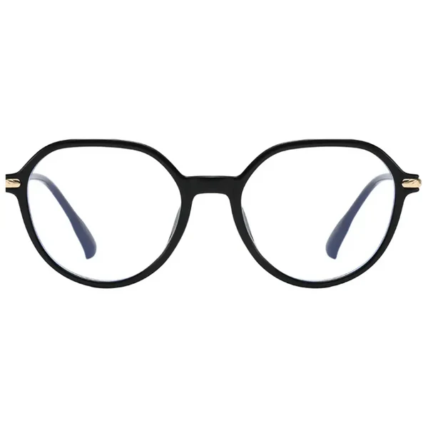 Porodo Lifestyle Round Frame Anti Blue Light Glass - Black