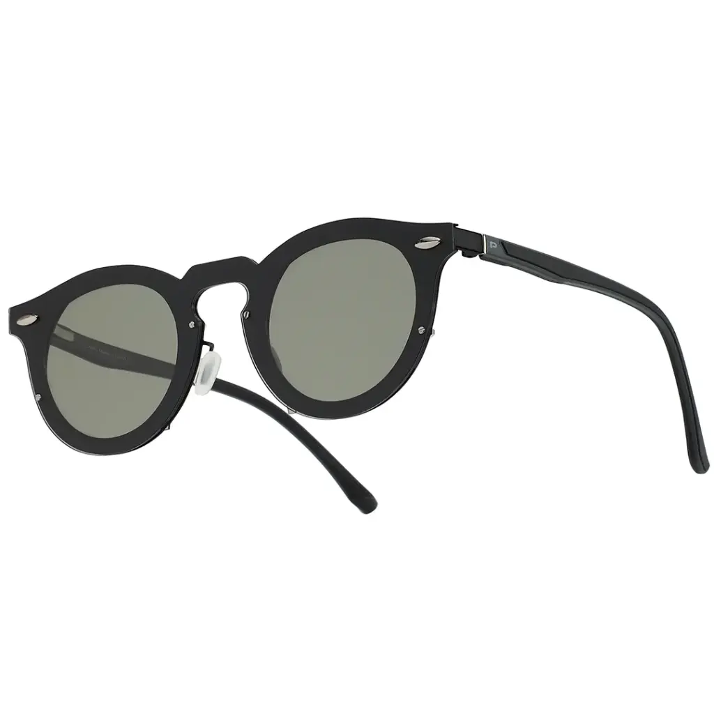 Porodo Dale Lifestyle Retro Round Frame Sunglasses With Manual Adjustable Darkness Control
