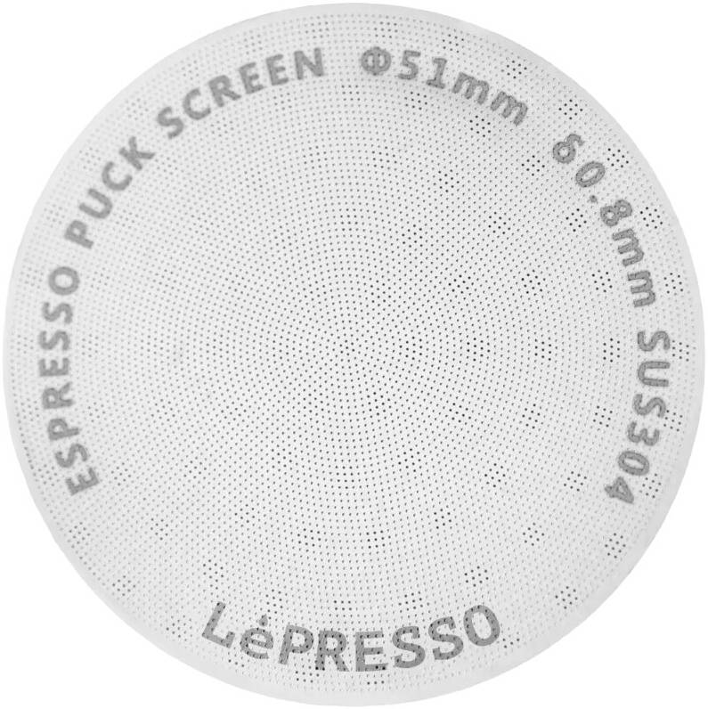 LePresso 51mm Puck Screen - Silver