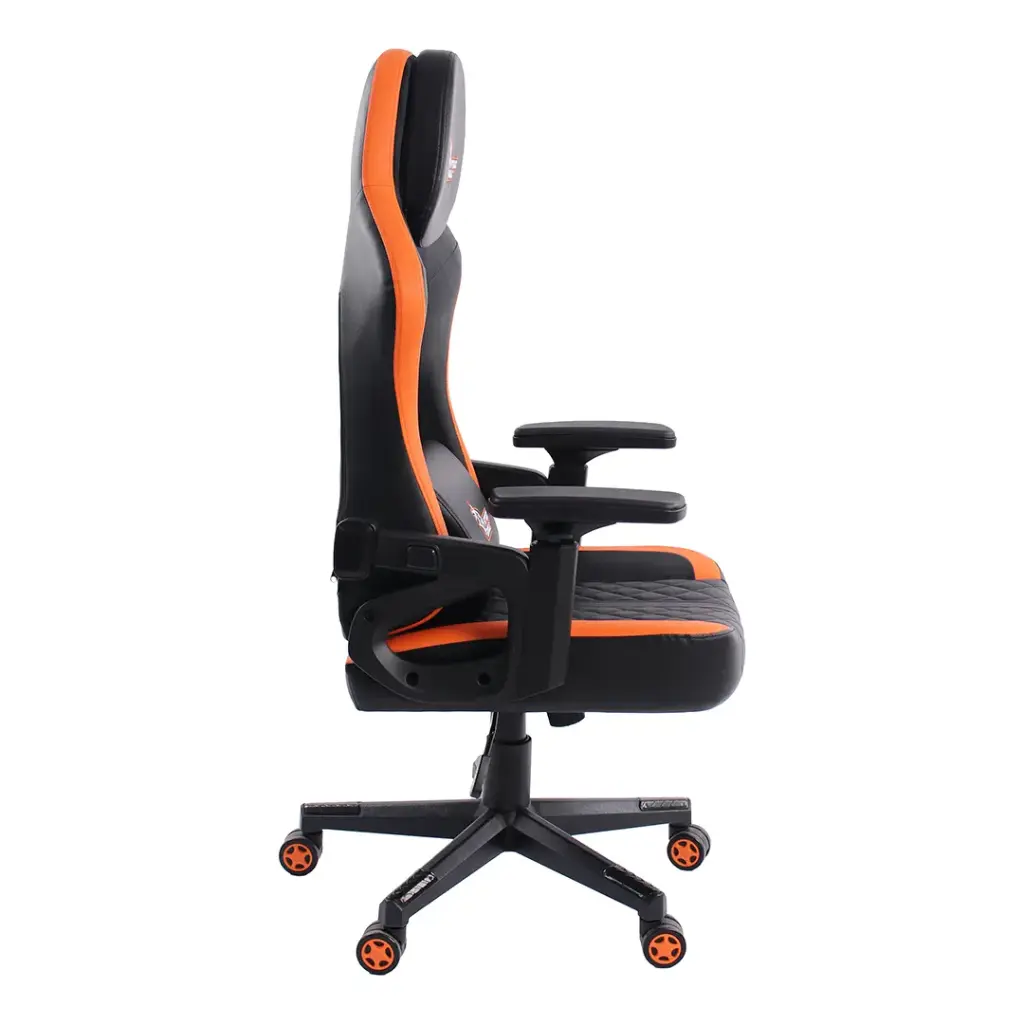 Porodo Gaming Chair recycle foam+ new foam - Black/Orange