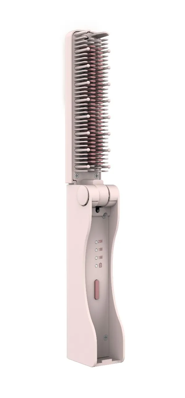 Porodo Lifestyle Rechargeable Mini Electrical Hair Straightener Comb