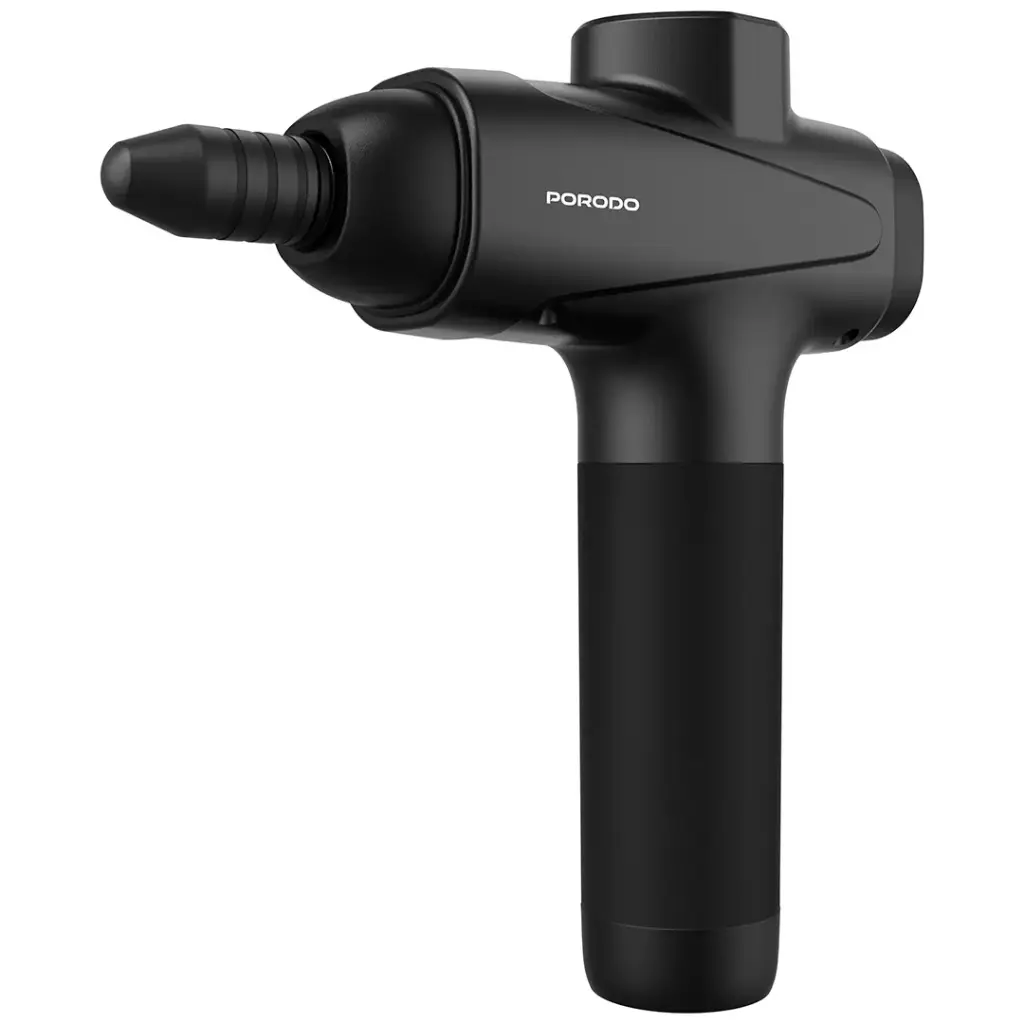 Porodo Lifestyle Multi Head 30 Speed 6 Heads Massager with Touch Display - Black