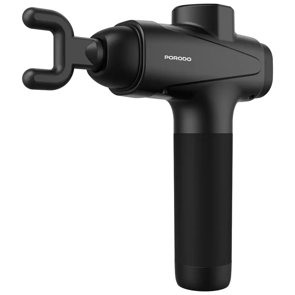 Porodo Lifestyle Multi Head 30 Speed 6 Heads Massager with Touch Display - Black