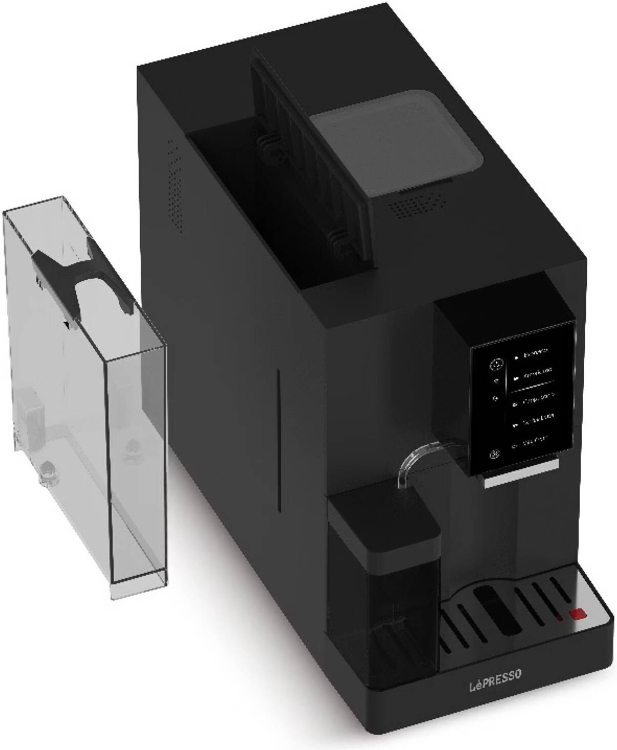 LePresso Brevissimo Automatic Coffee Machine with Mobile App. - Black