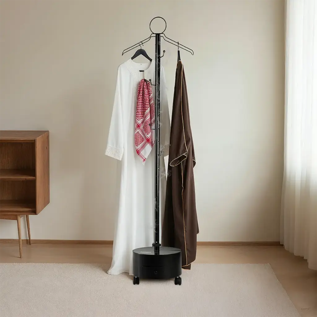 Porodo Lifestyle cloth Hanger with Storage Tray & Wheels