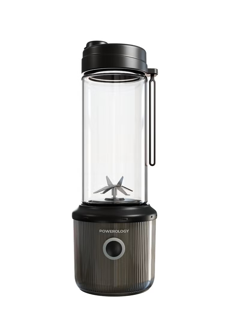 Powerology Press & Refresh Portable Blender 450ml 2500mAh 6 Blades 126W