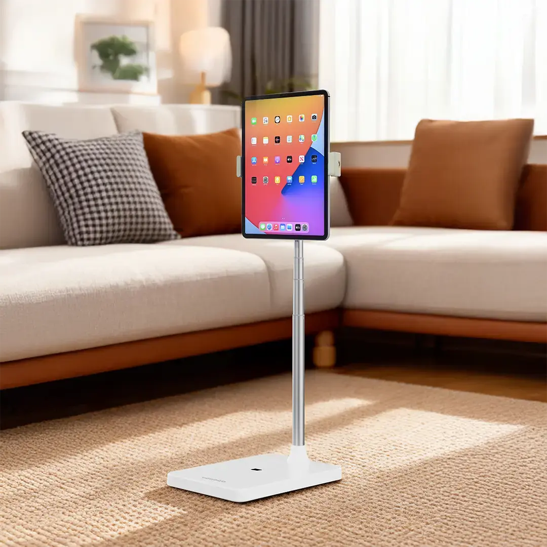 Porodo Multifunctional Phone & Tablet With Extendable Pole - White