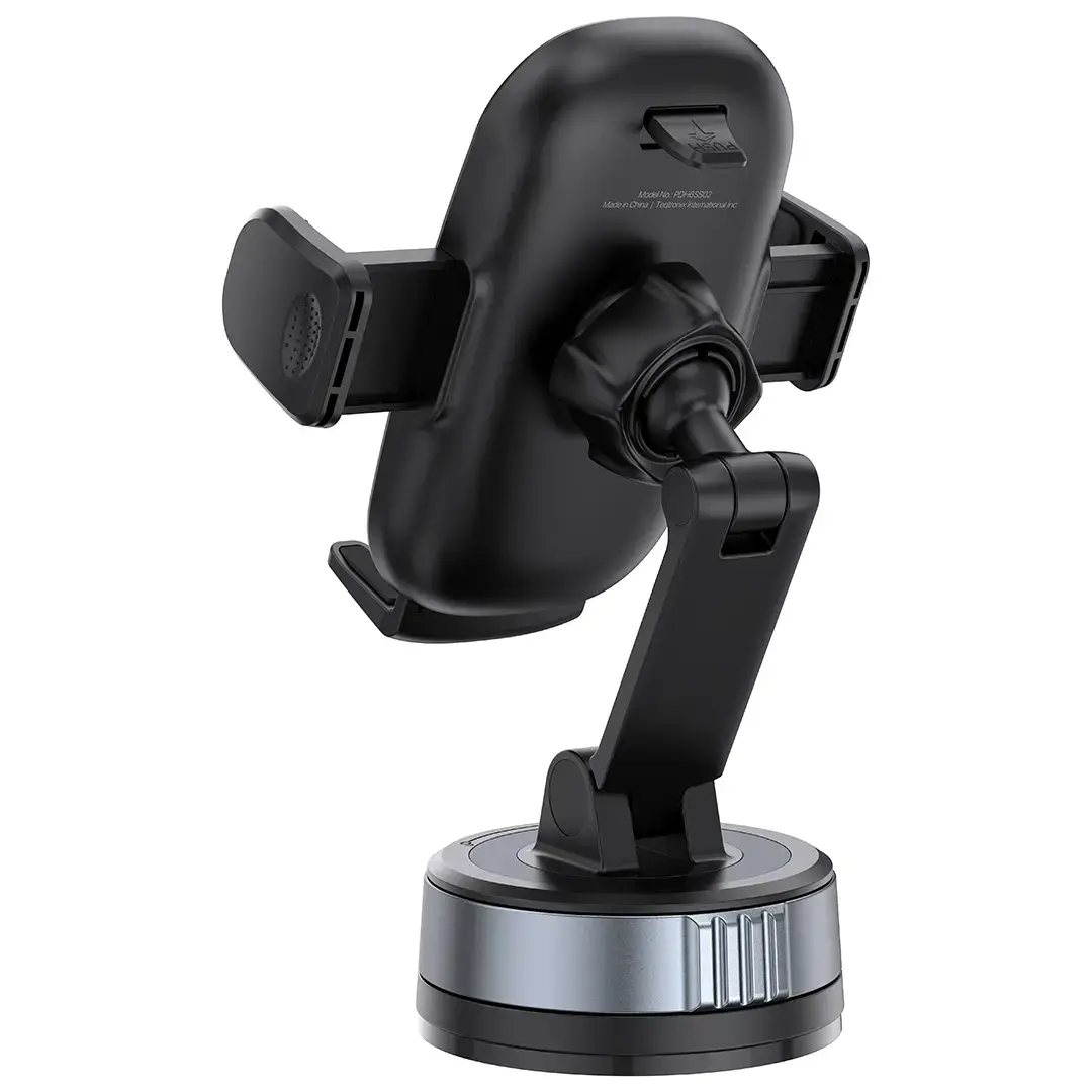Porodo Robson Cradle Suction Car Phone Mount - Black