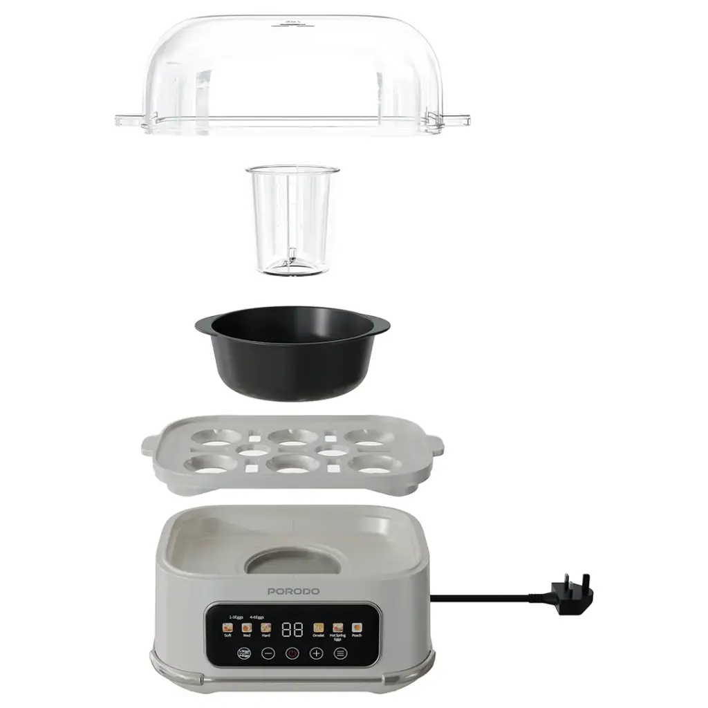 Porodo Lifestyle Poacher Smart Electric Egg Bolier- White