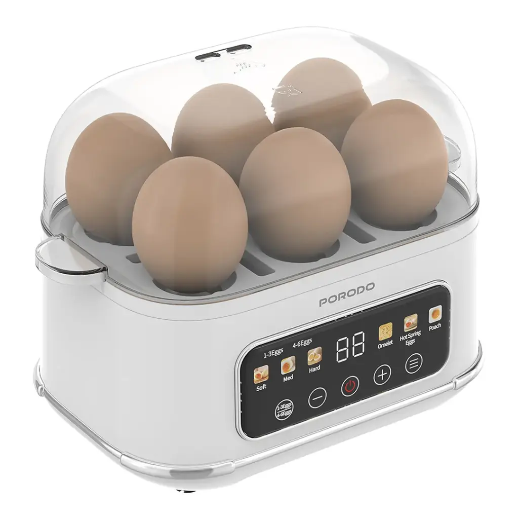 Porodo Lifestyle Poacher Smart Electric Egg Bolier- White