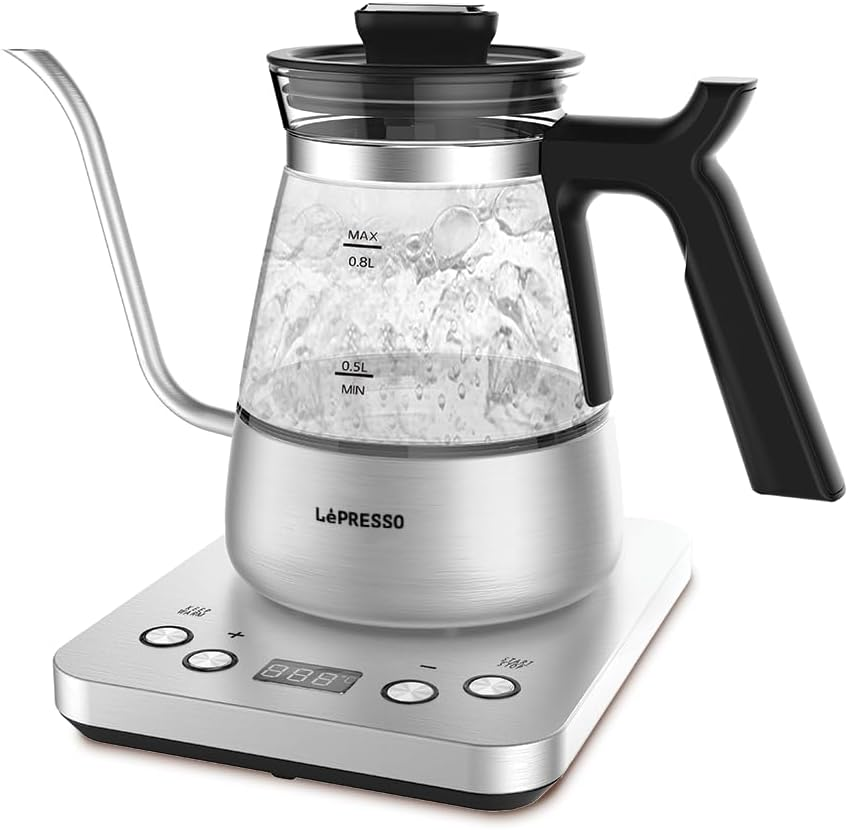 LePresso BrewWave Gooseneck Electric Kettle