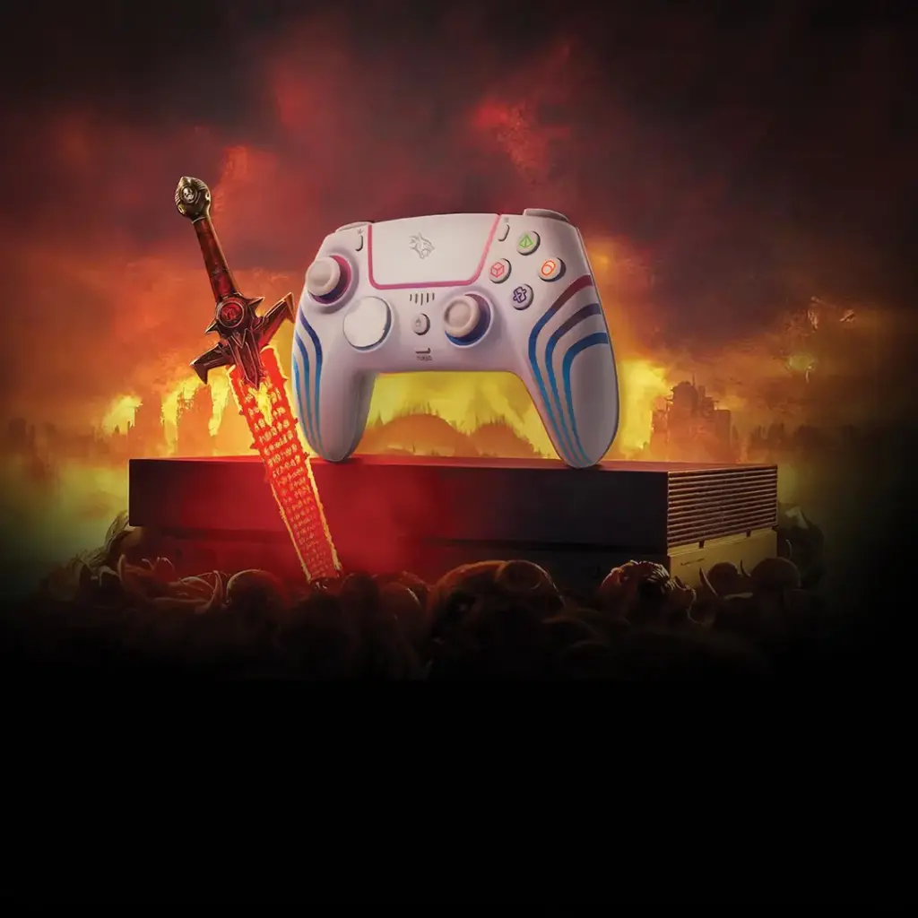 Porodo Gaming Shadowx PS5 Controller - White