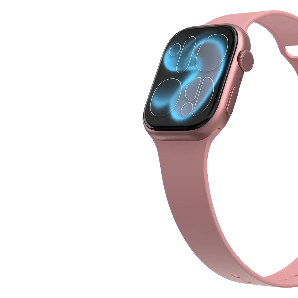 Porodo AeroFit Smartwatch Series 11 46mm with silicone Strap PDMAX11