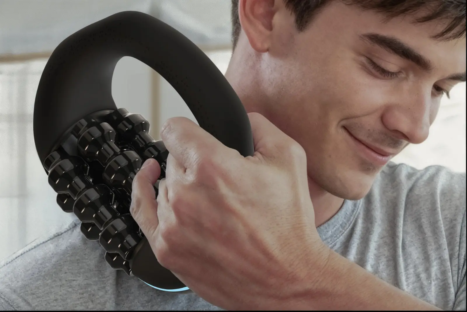Porodo RELIEVA Lifestyle Roller Massager With 3 Speed Rotation- Black