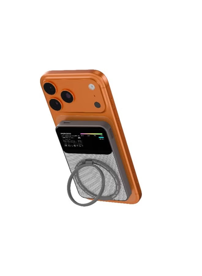 Porodo Yas 10000mAh Qi2 Magsafe Powerbank with PD 20W Type -C to C Cable