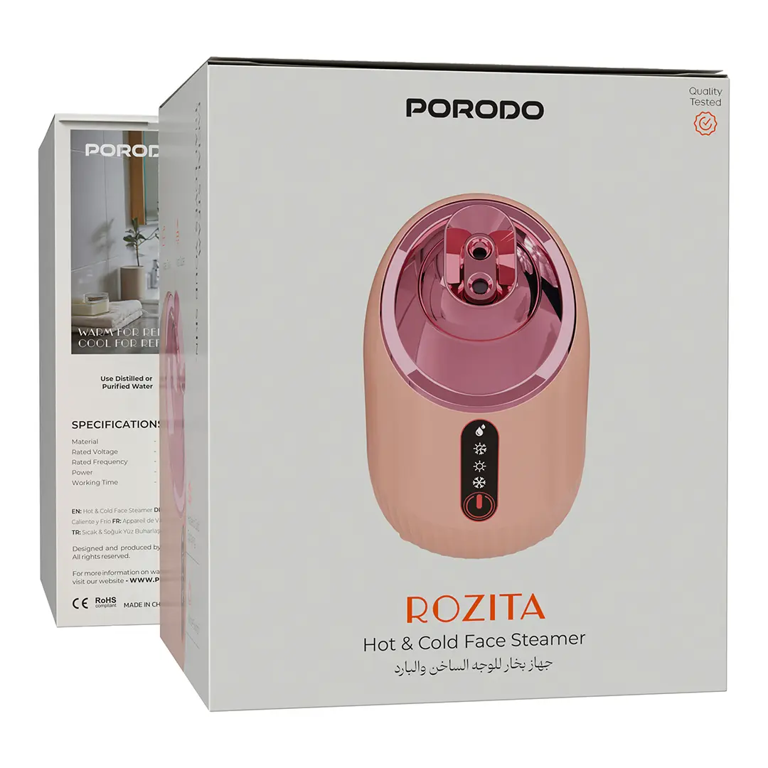 Porodo Lifestyle Rozita Hot & Cold Face Steamer