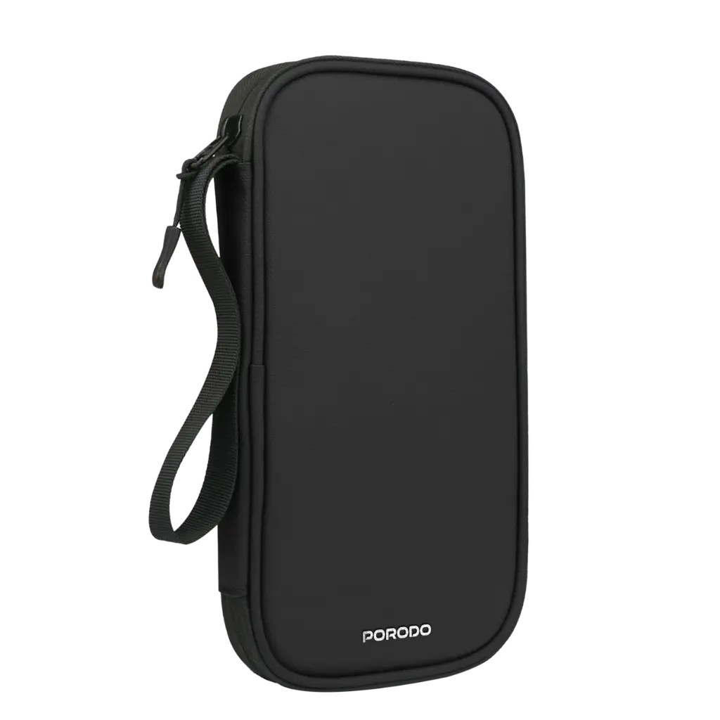 Porodo Lifestyle Milano Passport Holder - Black