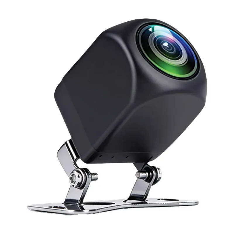 Powerology Dash camera with 4 camera lens and GPS + Touch Screen Display - Black