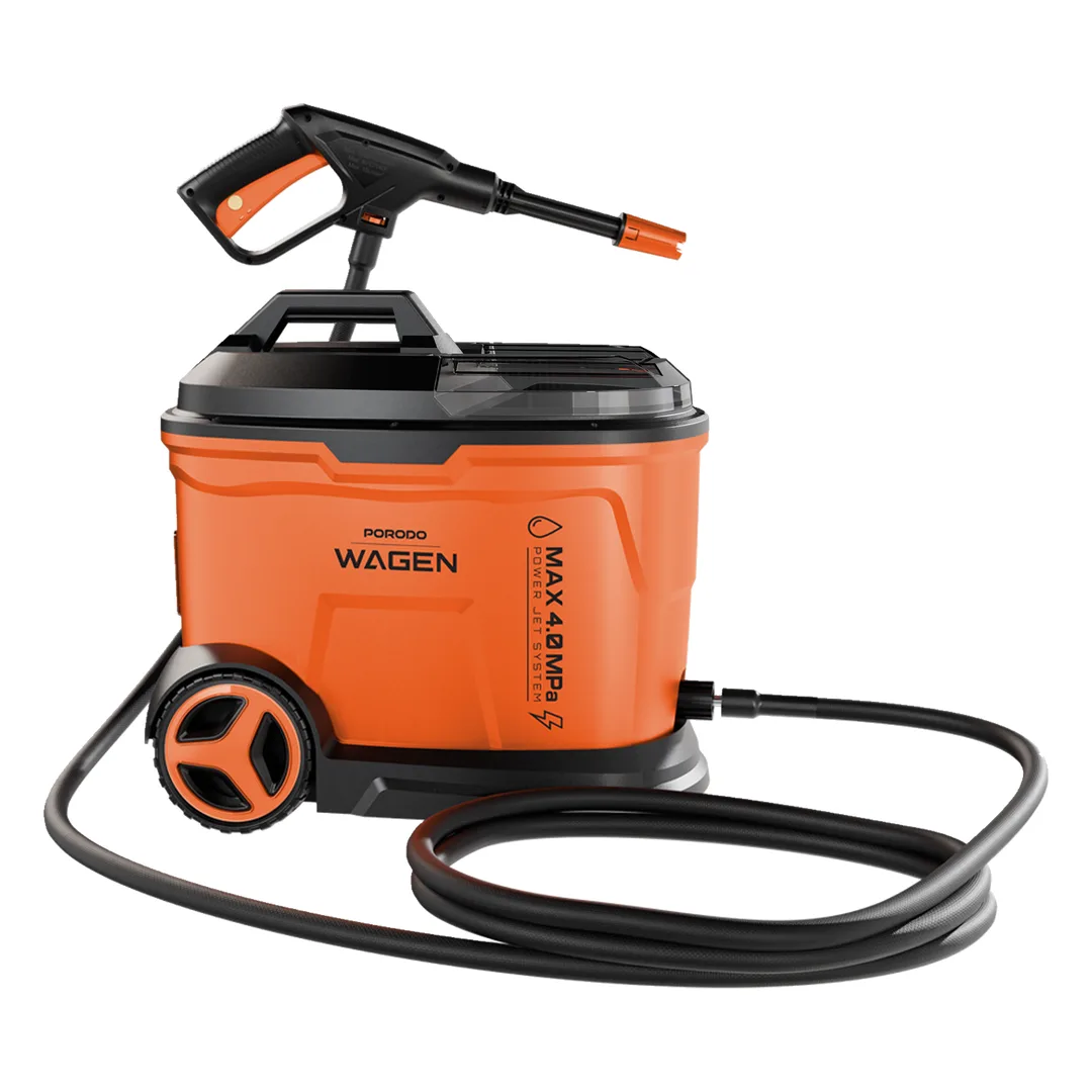 Porodo Portable Car Washer With 450W and 18L Water Tank - orange
