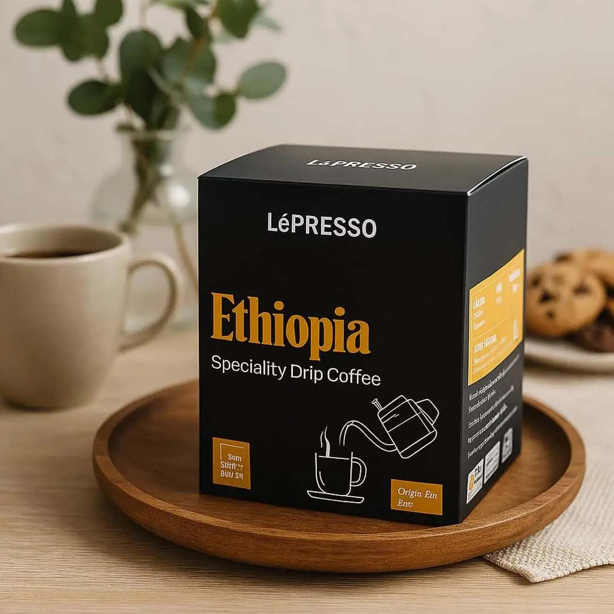 LePresso Ethiopia Speciality Drip Coffee (Pour Over Packs)