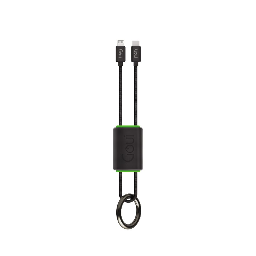 GOUI LOCK Lightning to USB-C Keychain Charging Cable – Portable Fast Charging Cable