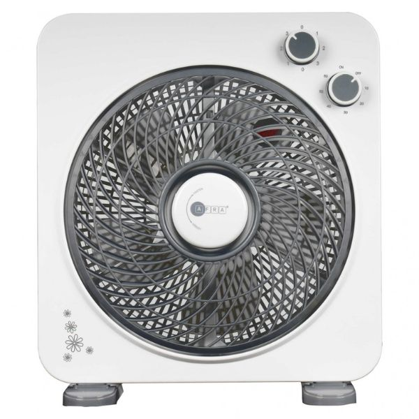 AFRA ELECTRIC BOX FAN 45W WHITE AF-1045WT