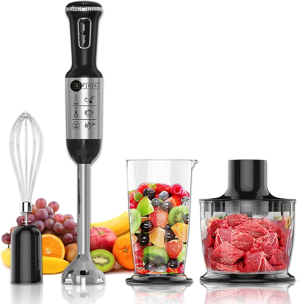 AFRA HAND BLENDER 4 IN 1 STAINLESS STEEL STEM