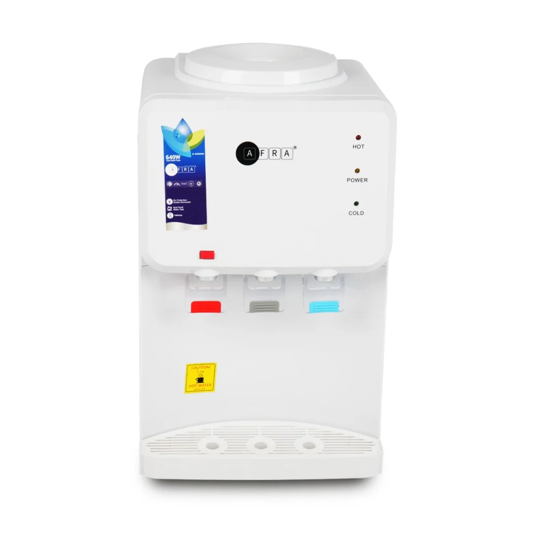 AFRA Table Top Water Dispenser 3 Cooling Power 90W White