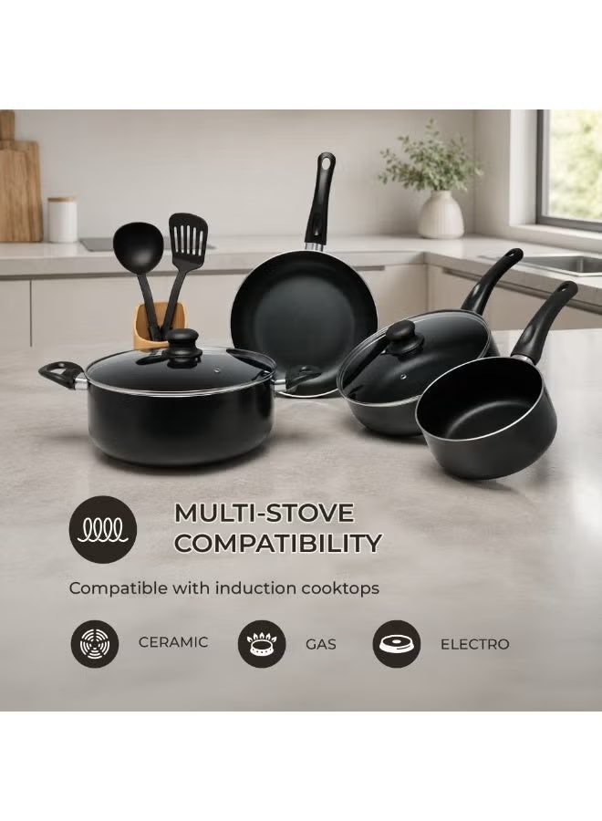 COOKLINE PRESSED ALUMINUM NONSTICK COOKWARE SET 8 PCS CL-1008PS