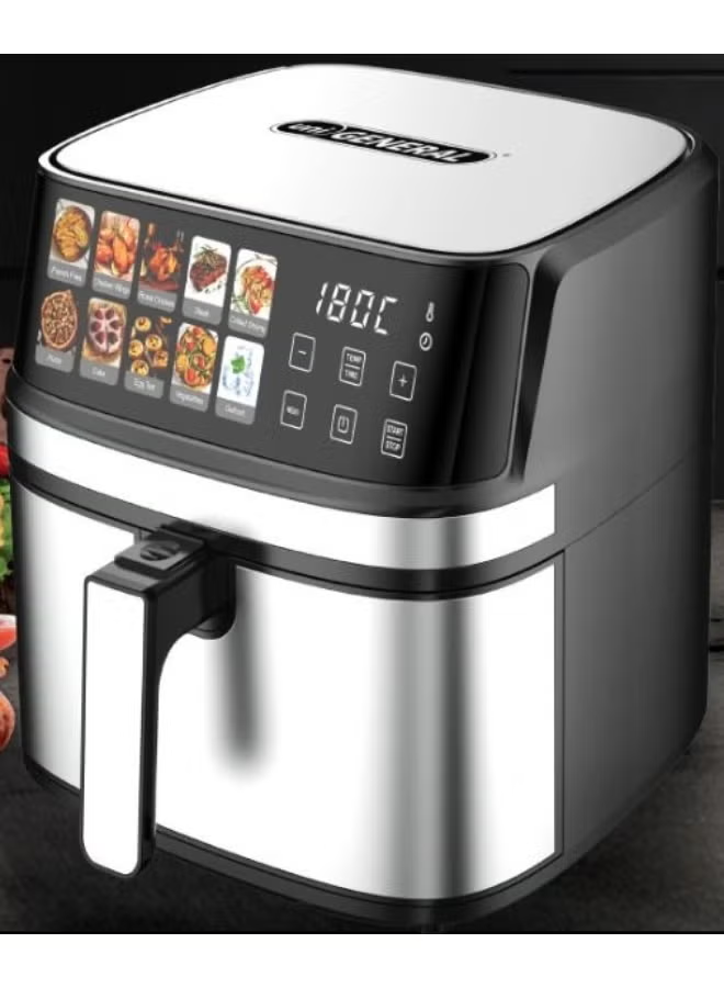 UNI GENERAL AIR FRYER 8L 1700W BLACK AND SILVER UG-0817AFBS