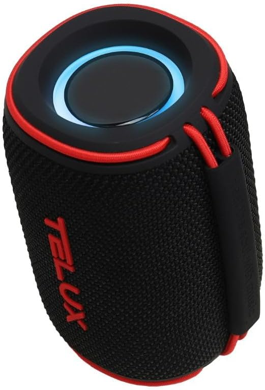 Telux HiBass5 Wireless Speaker 5W Black Red