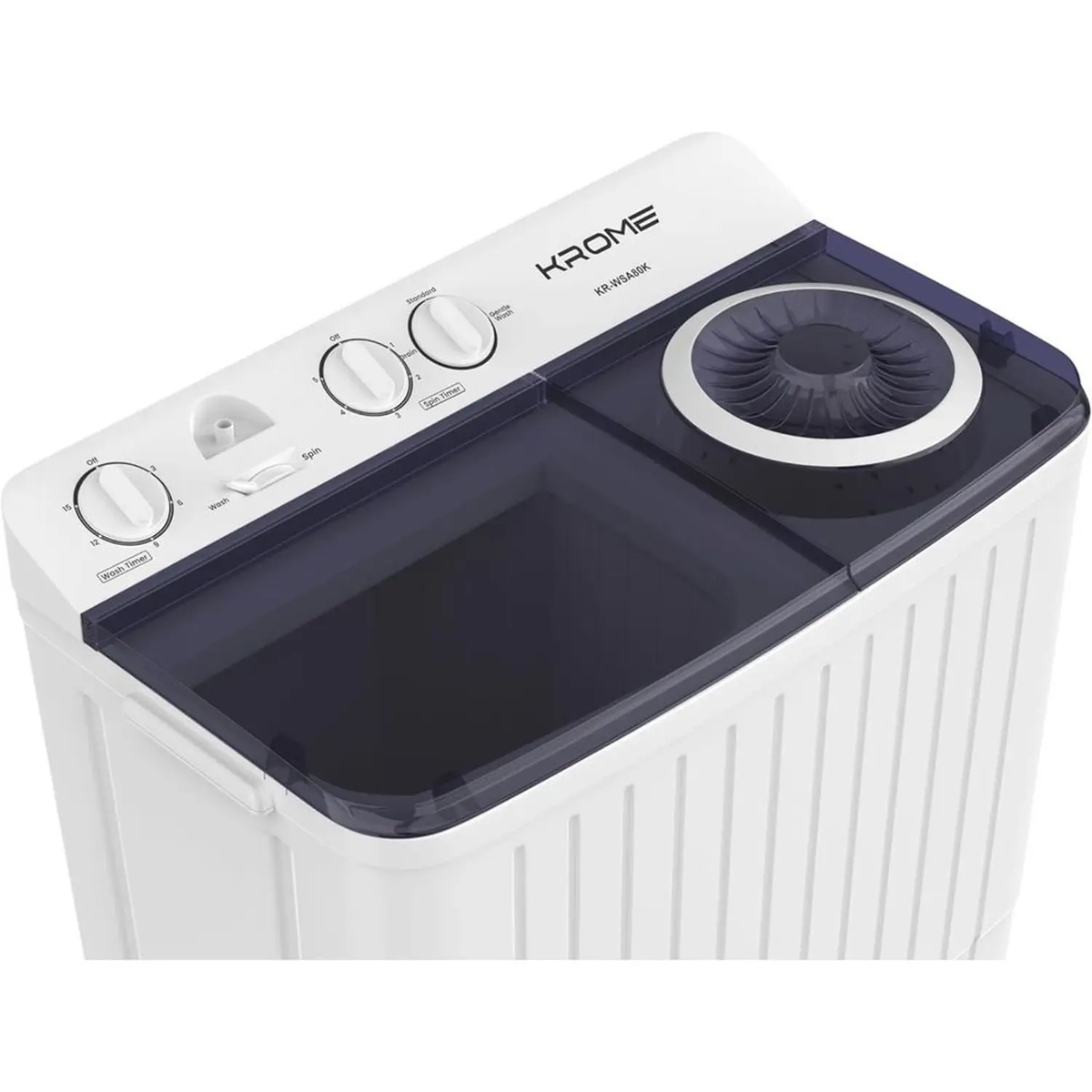 Krome Top Load Washer 8 kg KR-WSA80K