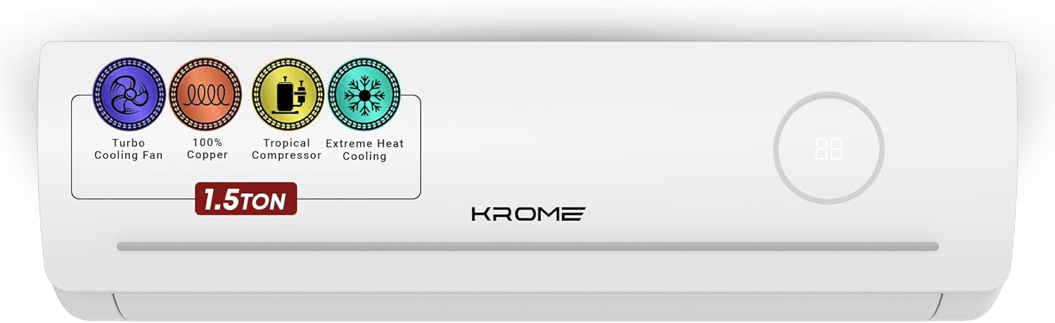 Krome 1.5 Ton Split Air Conditioner with Advanced