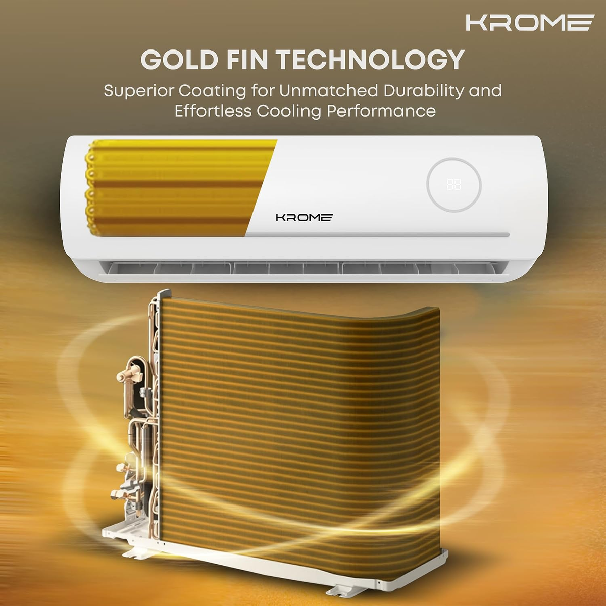 Krome 1.5 Ton Split Air Conditioner with Advanced