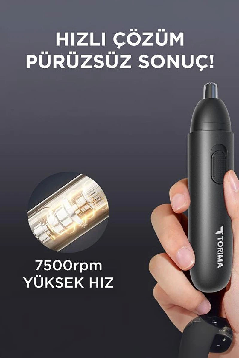 جهاز إزالة شعر الأنف TORİMA GT2220A الأسود