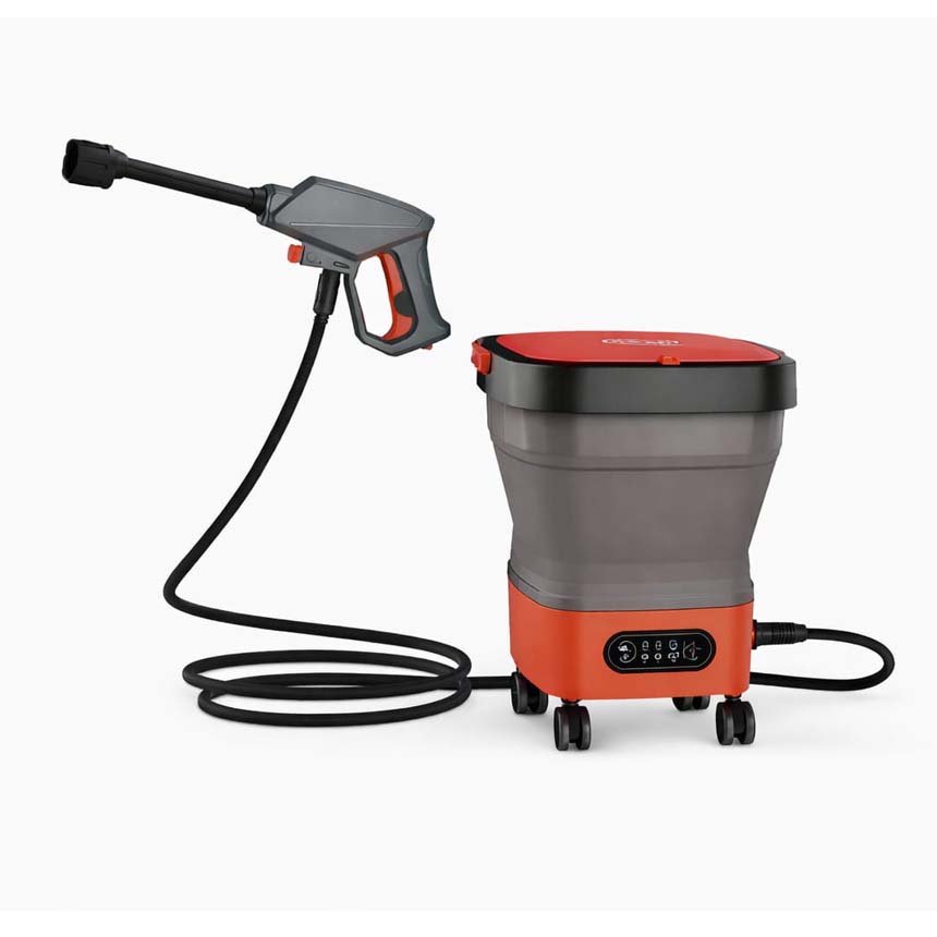 جهاز Porodo AquaSpray لغسيل السيارات والتنظيف بالضغط – متعدد الاستخدامات