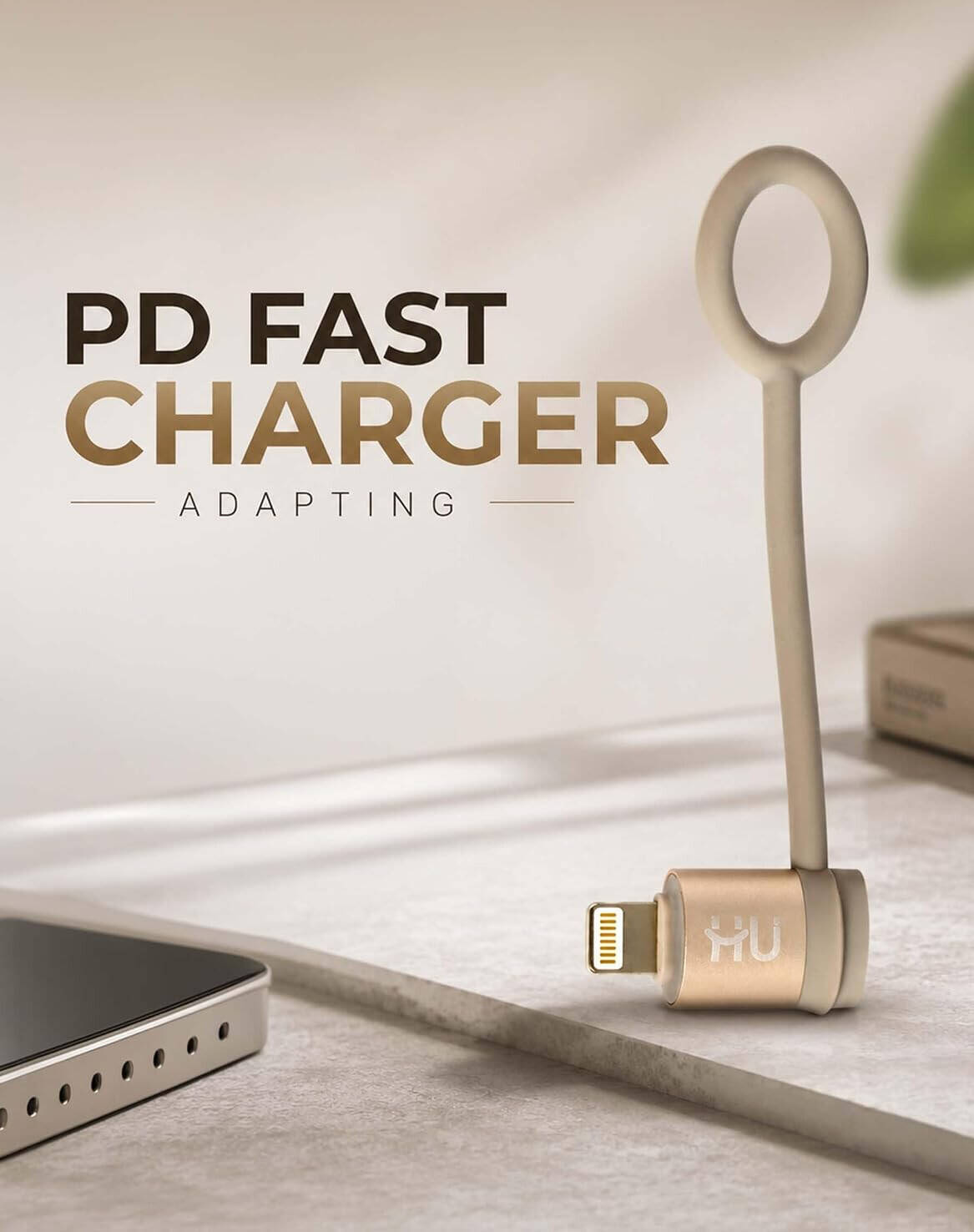 HU PD FAST CHARGING ADAPTER HAC-1011 (GOLD)