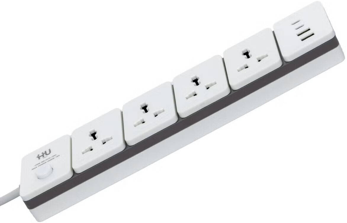 HU POWER SOCKET 4 SOCKET+USB, 3MTR HVO-1003