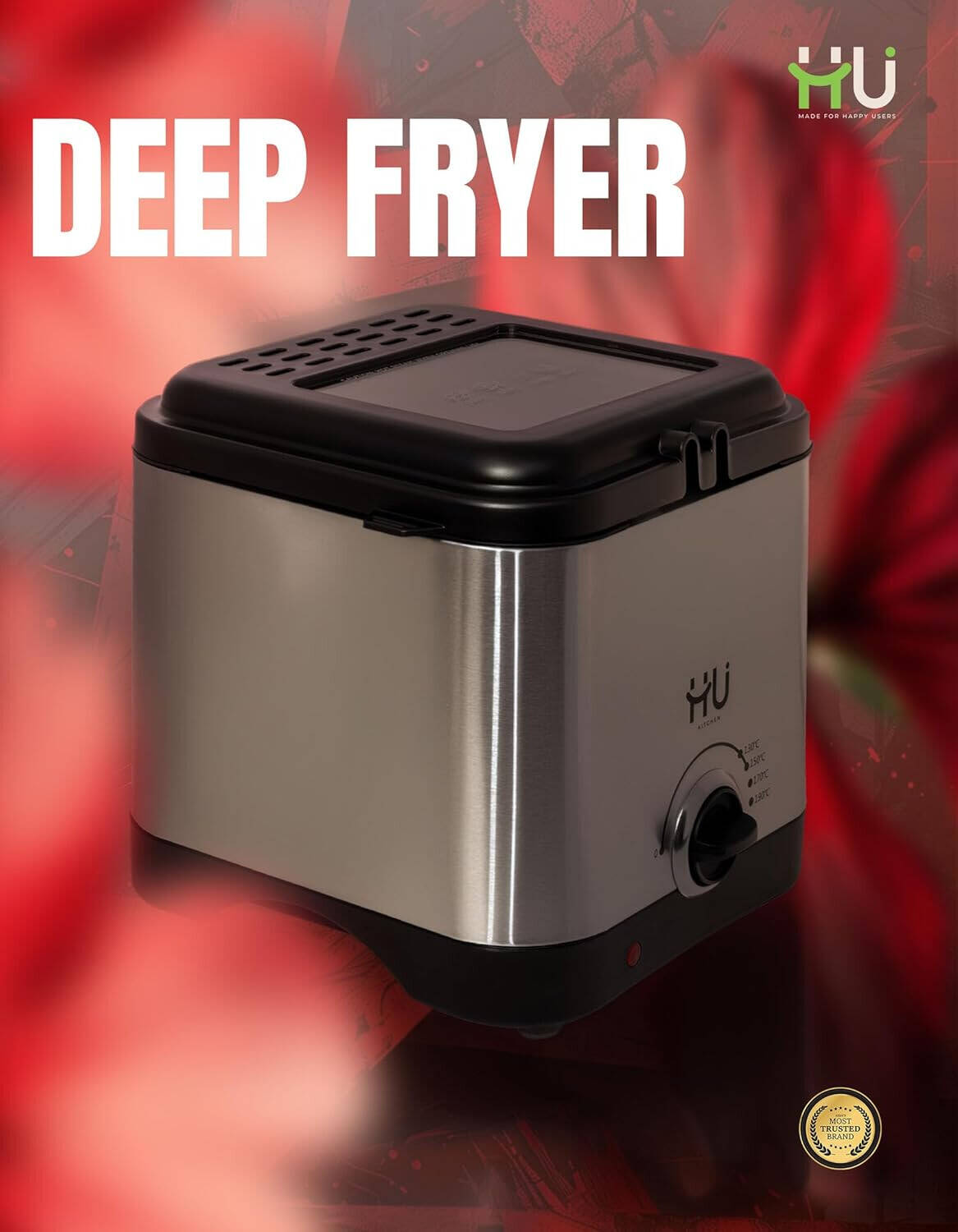 HU DEEP FRYER SEPARATE FRYING BASKET HKI-1006
