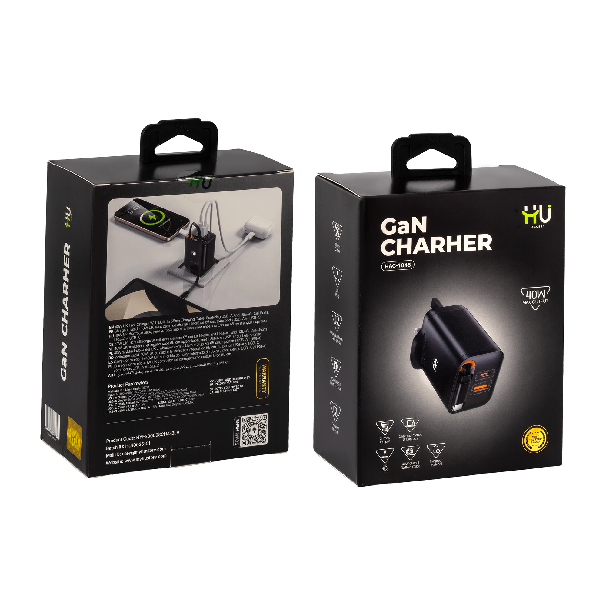 HU GAN CHARHER 40W HAC-1045
