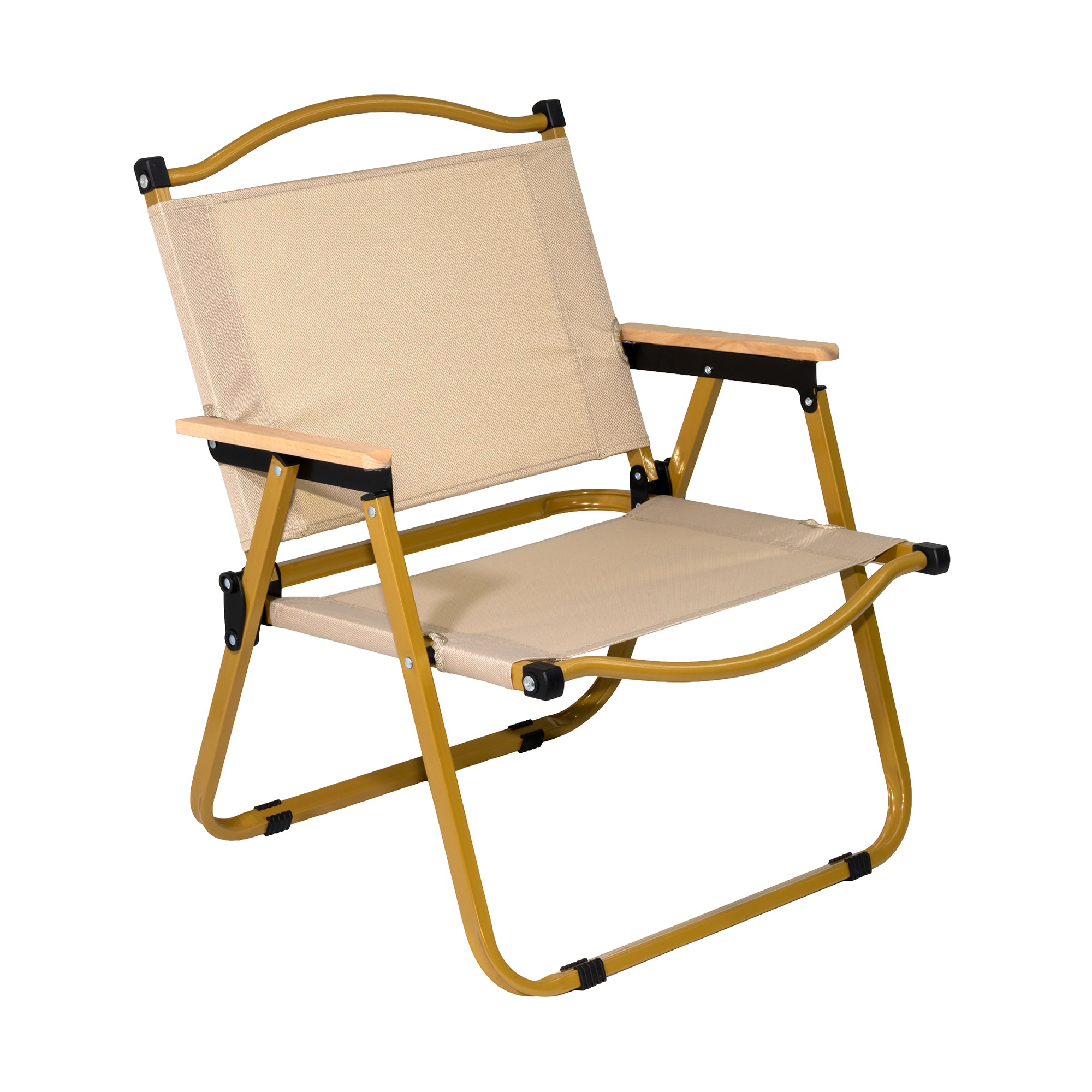 HU FOLDING CHAIR BEIGE HTO-1015